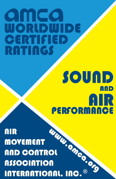 AMCA Sound & Air Performance Certified